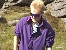 Richard Burge at Honeybag Tor, our ninth tor